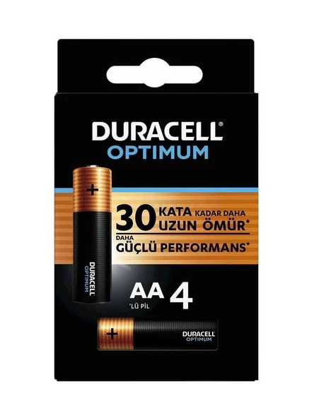 Duracell 4lü Optimum Aa Kalem Pil ürün görseli 1