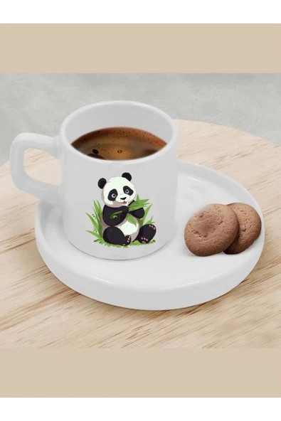 Özcan Tasarım Türk Kahvesi Fincanı Panda Model Fincan ürün görseli 1