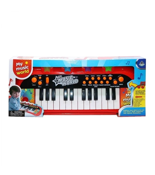 Elektronik Çocuk Piano 40 Cm - Mavi Su Dünyası ürün görseli 1