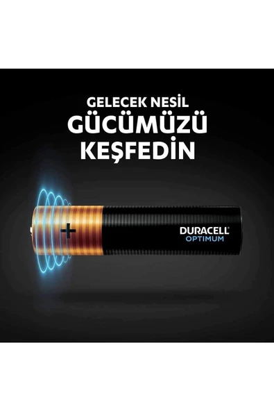 Duracell Optimum Alkalin Pil Aaa 4 Lü Paket - Resim 2