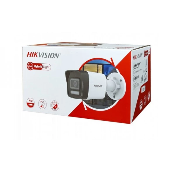 Hikvision DS-2CD1023G2-LIUF 2MP 2.8mm Smart Hybrid Light Bullet Kamera (Sesli)(30Mt) ürün görseli 1
