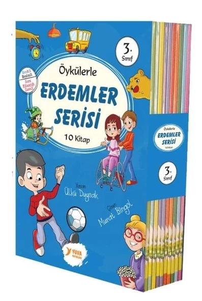 Öykülerle Erdemler Serisi 3.Sınıflar 10 Kitap ürün görseli 1