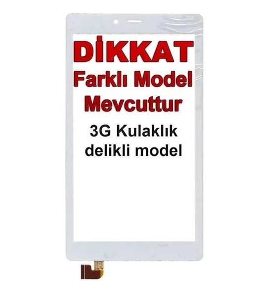 Alcatel Pixi 9003a Dptech 10112-0 C5885ACY 1604, LWGB07000380 REV-A4 7'' inç Beyaz Dokunmatik (35Pin) ürün görseli 1