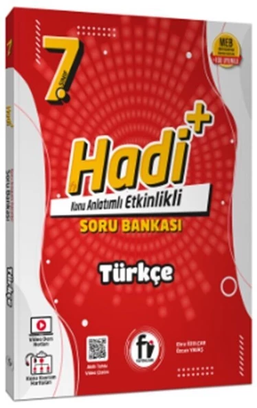 7. Sınıf Fi Türkçe Hadi Konu Anlatımlı Etkinlikli Soru Bankası Fi Yayınları ürün görseli 1