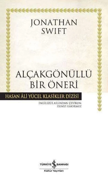 Alçakgönüllü Bir Öneri - Hasan Ali Yücel Klasikleri ürün görseli 1