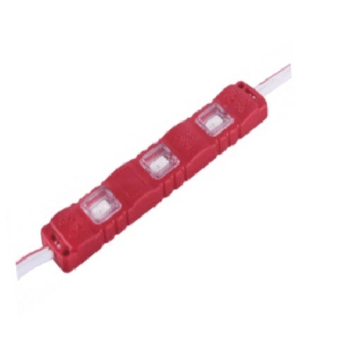 3lü Enjeksiyon Kasa Modül Led 12V, Arkası Yapışkanlı 12 Volt 3lü 5630 LED - Kırmızı ürün görseli 1