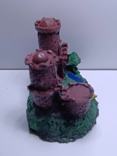 Netx Üçlü Şato11x8x7 cm Akvaryum Dekoru ürün görseli 1