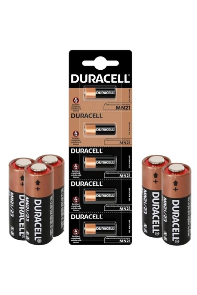 Duracell Pil 23A 12V Alkalın (Beşli Paket) Duracell MN21 1Paket ürün görseli 1
