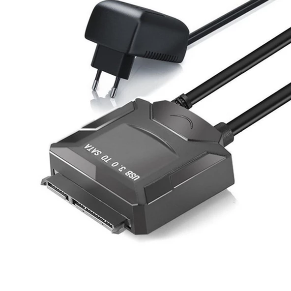 Usb 3.0 Adaptörlü 2.5 İnç-3.5 İnç Sata Harddisk Bağlantı Kablosu ürün görseli 1