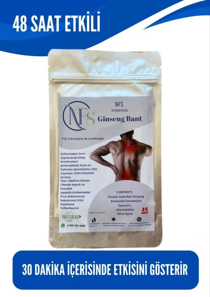 NFS Ginseng Bant 10 Paket 250 Adet - Resim 3
