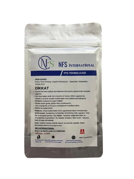 NFS Ginseng Bant 10 Paket 250 Adet - Resim 5