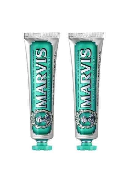 Marvis Classic Strong Mint Florürlü Diş Macunu 85 ml 2 Adet ürün görseli 1