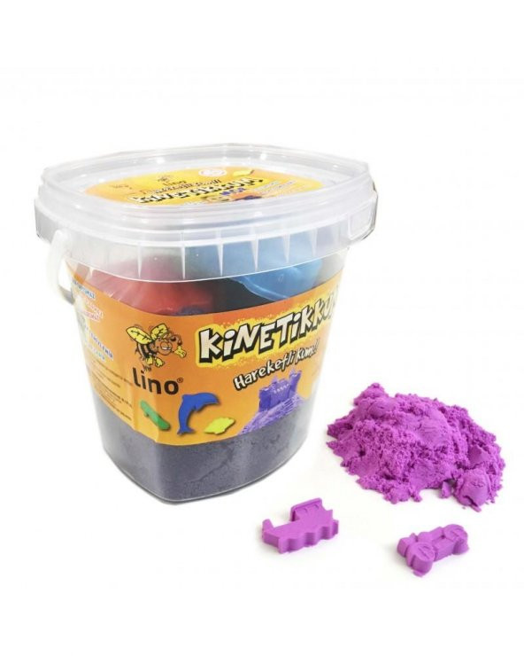LINO KINETIK KUM 500 GR KOVA MOR LN-500MR ürün görseli 1