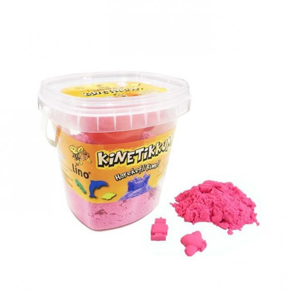 LINO KINETIK KUM 500 GR KOVA PEMBE LN-500P ürün görseli 1