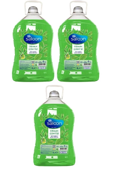 Saloon Sıvı Sabun Orman Esintisi 3 Lt x 3 Adet ürün görseli 1