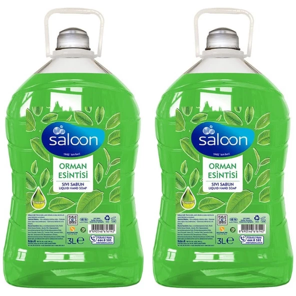 Saloon Sıvı Sabun Orman Esintisi 3 Lt x 2 Adet ürün görseli 1