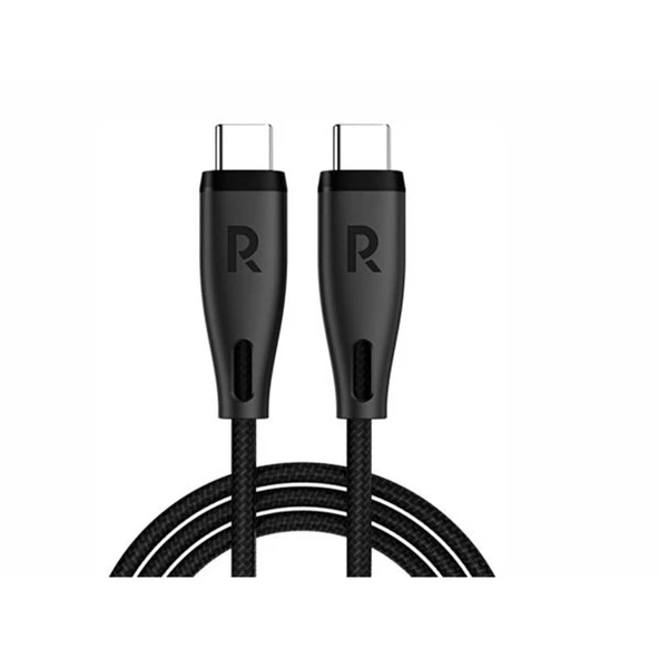 RAVPOWER RP-CB1037 TYPE-C TO TYPE-C 60W C-C 1.2M USB2.0 3A DATA SARJ KABLOSU ürün görseli 1