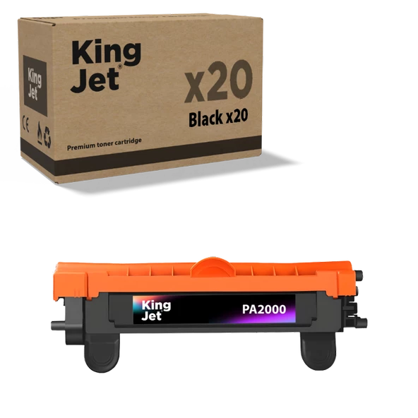 KingJET PA2000 Muadil Toner 20'li Paket - Kyocera Uyumlu TK-1240/TK-1248 Muadil Toner ürün görseli 1