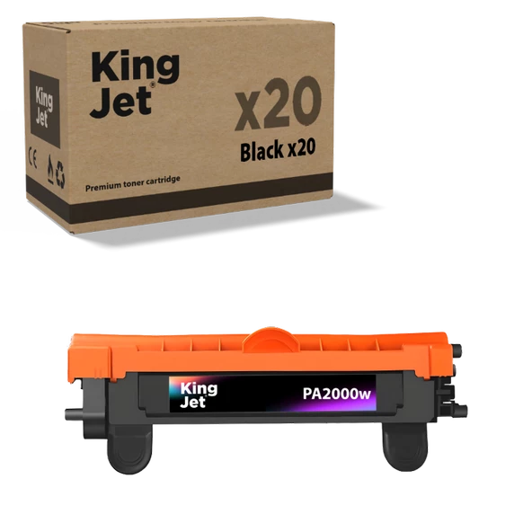 KingJET PA2000w Muadil Toner 20'li Paket - Kyocera Uyumlu TK-1240/TK-1248 Muadil Toner ürün görseli 1