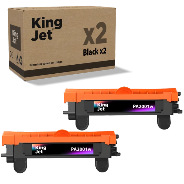 KingJET PA2001w Muadil Toner 2'li Paket - Kyocera Uyumlu TK-1240/TK-1248 Muadil Toner ürün görseli 1