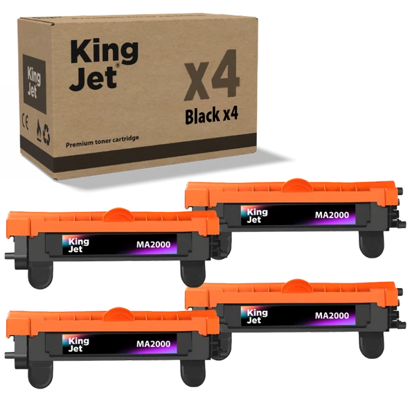 KingJET MA2000 Muadil Toner 4'lü Paket - Kyocera Uyumlu TK-1240/TK-1248 Muadil Toner ürün görseli 1