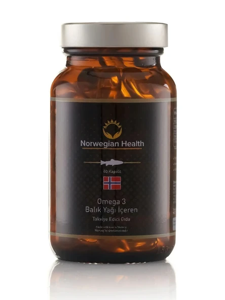 Norwegian Health Omega-3 60 Kapsül 1000 mg ürün görseli 1