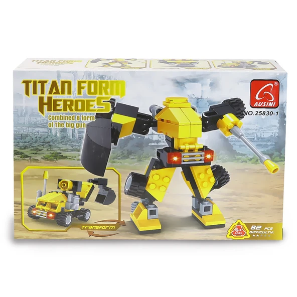 Ausini Titan Heroes Hercules-1 82 Parça - Resim 2