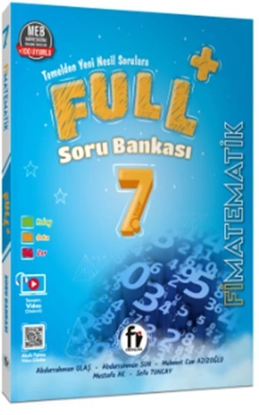 7. Sınıf Matematik FULL Soru Bankası Fi Yayınları ürün görseli 1
