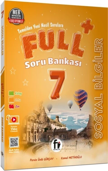7. Sınıf Sosyal Bilgiler FULL Soru Bankası Fi Yayınları ürün görseli 1
