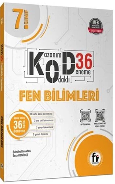 7. Sınıf Fen Bilimleri Kod 36 Deneme Fi Yayınları ürün görseli 1