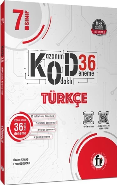 7. Sınıf Türkçe Kod 36 Deneme Fi Yayınları ürün görseli 1