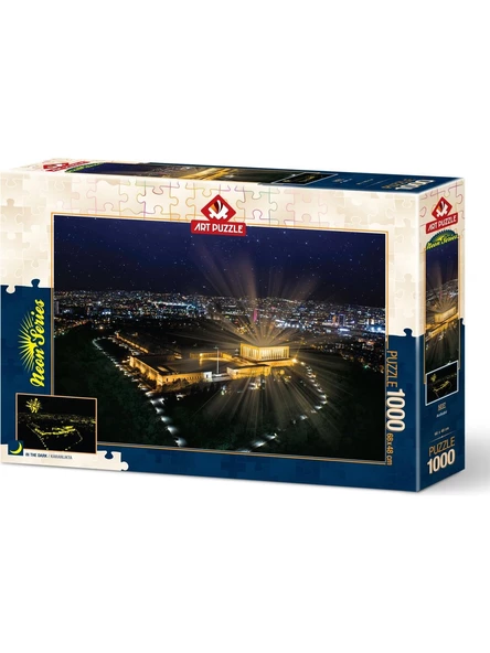 Art Puzzle Anıtkabir 1000 Piece Neon Puzzle ürün görseli 1