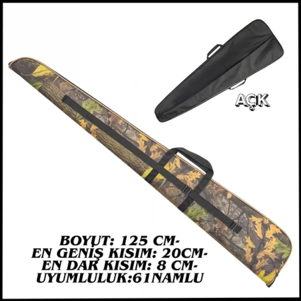 Uyguna-Yakala 61 Namlu Ağaç Desen-Tüfek Kılıfı -38053-A61 ürün görseli 1