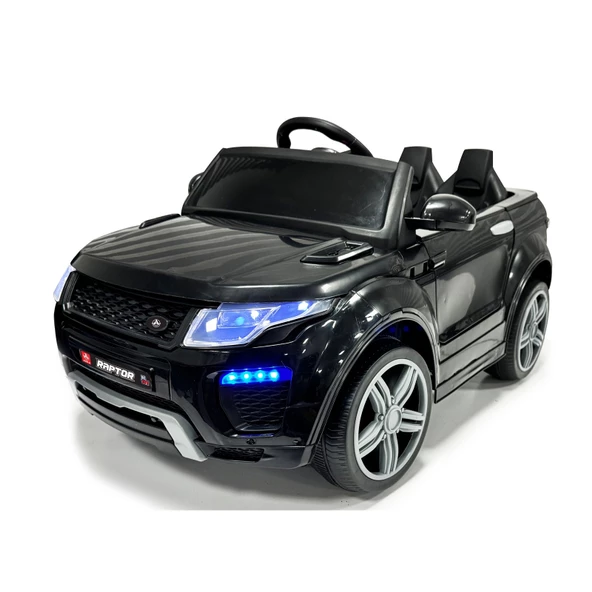 Raptor 12V Akülü Jeep Siyah Uzaktan Kumandalı Çocuk Arabası ürün görseli 1