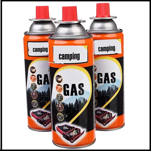 Uyguna-Yakala 3 Adet Kamp Ocak Gazı Valfli Kartuş 227gr- KYKT.199 ürün görseli 1