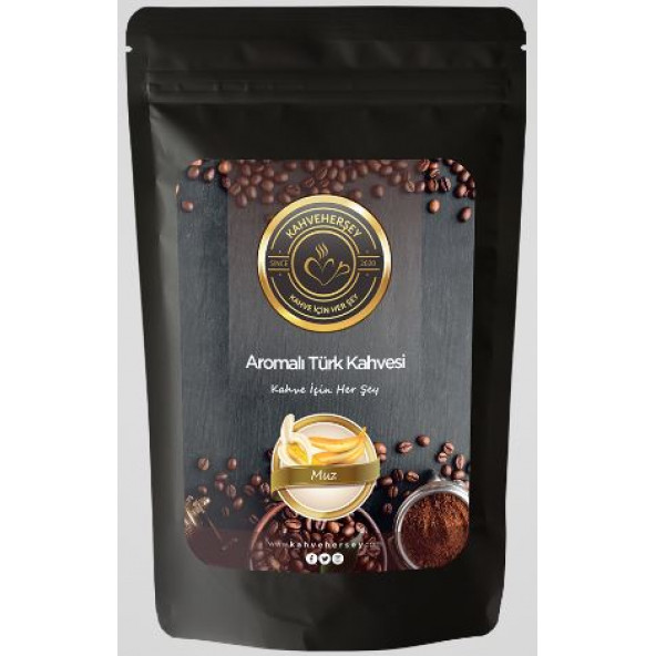 Kahveherşey Muz Aromalı Türk Kahvesi 100 Gr ürün görseli 1