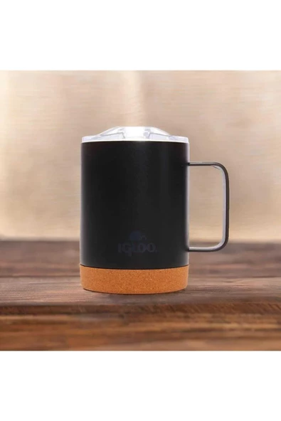 Igloo 205696 Cork Mug 350ml Siyah STD - Resim 7
