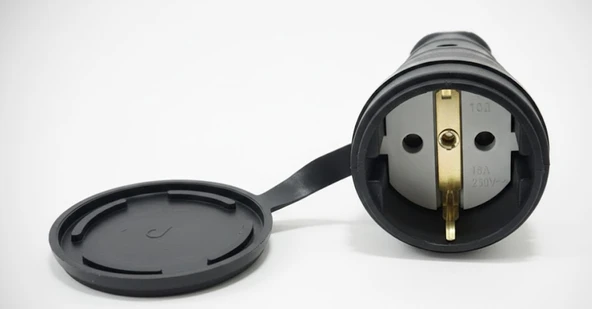Orel Kauçuk Dişi Fiş 220V - Resim 2
