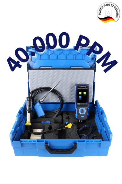 Systronik Eurolyzer S1 Ödüllü Baca Gazı Analiz Cihazı Allrounder Set 40.000 Ppm ürün görseli 1