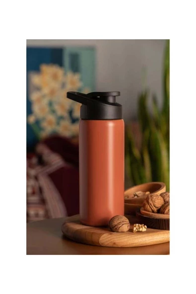 600 ML Paslanmaz Çelik Spor Kapak Su Matarası Okul Outdoor BPA İçermez ürün görseli 1