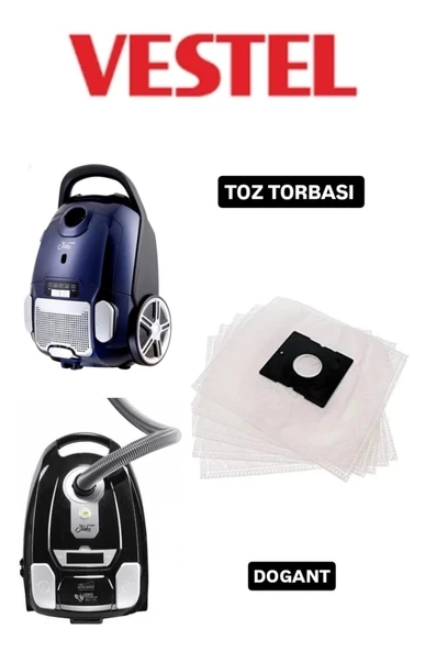 Vestel Elektrik Süpürgesi Toz Torbası 10 Adet ürün görseli 1
