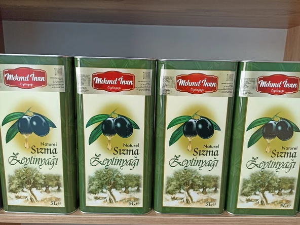 Mehmet İnan Natürel Sızma Soğuk Sıkım Zeytinyağı ürün görseli 1