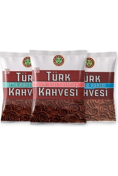Kahve Dünyası 100 Gr Türk Kahvesi Deneme Paketi 3'lü ürün görseli 1