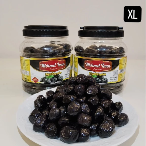 Mehmet İnan Gemlik Sofralık Siyah zeytin (XL) ürün görseli 1