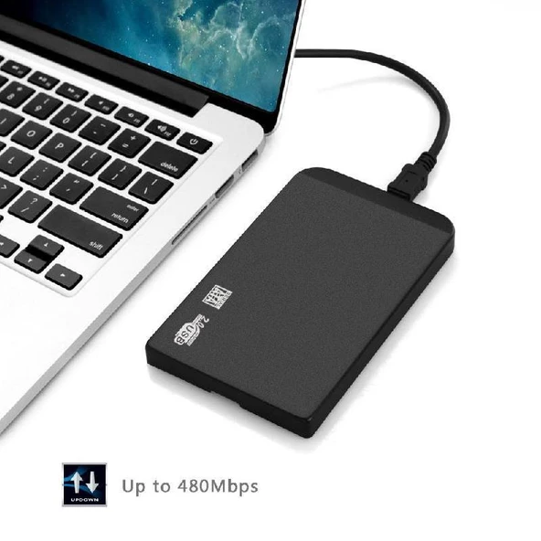 5129 2.5 Usb Sata Slim Laptop Hdd Harddisk Kutusu ürün görseli 1