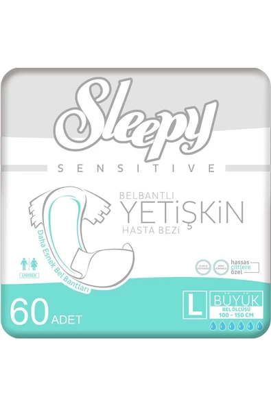 Sleepy Belbantlı Büyük Boy L 30'lu 2 Adet Hasta Bezi ürün görseli 1