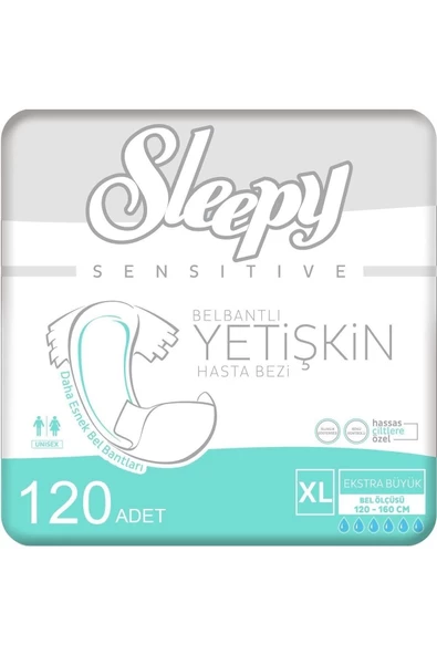 Sleepy Belbantlı Ekstra Büyük Boy XL 30'lu 4 Adet Hasta Bezi ürün görseli 1
