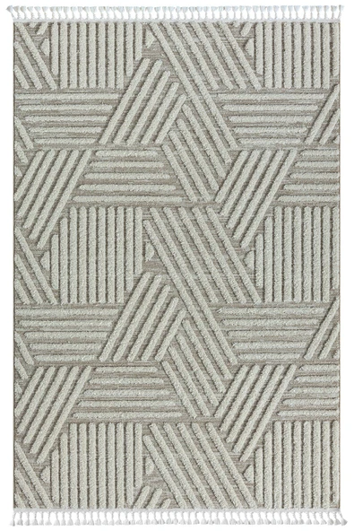 Loop Lp006a Bej Halı Dekoratif Sisal Bukle Tozsuz Modern Salon Halısı Yatak Odası Halısı 80 X 150 BEJ ürün görseli 1