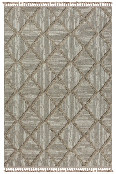 Loop Lp005a Bej Halı Dekoratif Sisal Bukle Tozsuz Modern Salon Halısı Koridor Iskandinav 120 X 180 BEJ ürün görseli 1