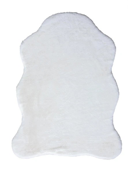 Post Touch Th001w Beyaz Halı Tavşan Tüyü Post Peluş Kürk Halı 120 X 160 BEYAZ ürün görseli 1